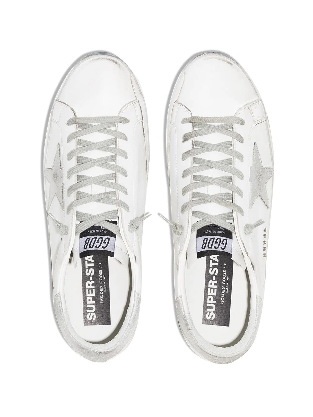 Superstar metallic-effect low-top sneakers - 4