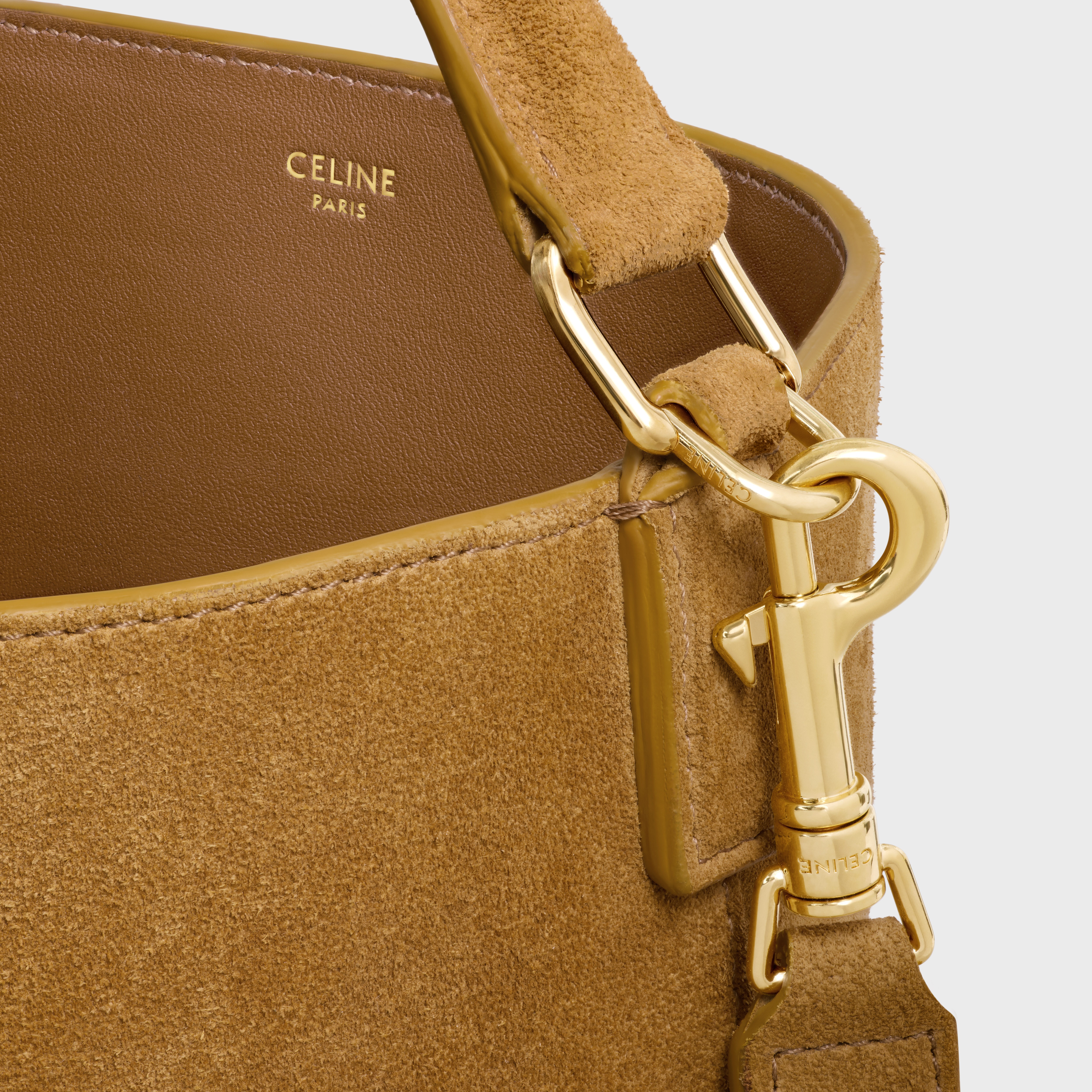 MEDIUM LOUISE BAG in SUEDE CALFSKIN - 4