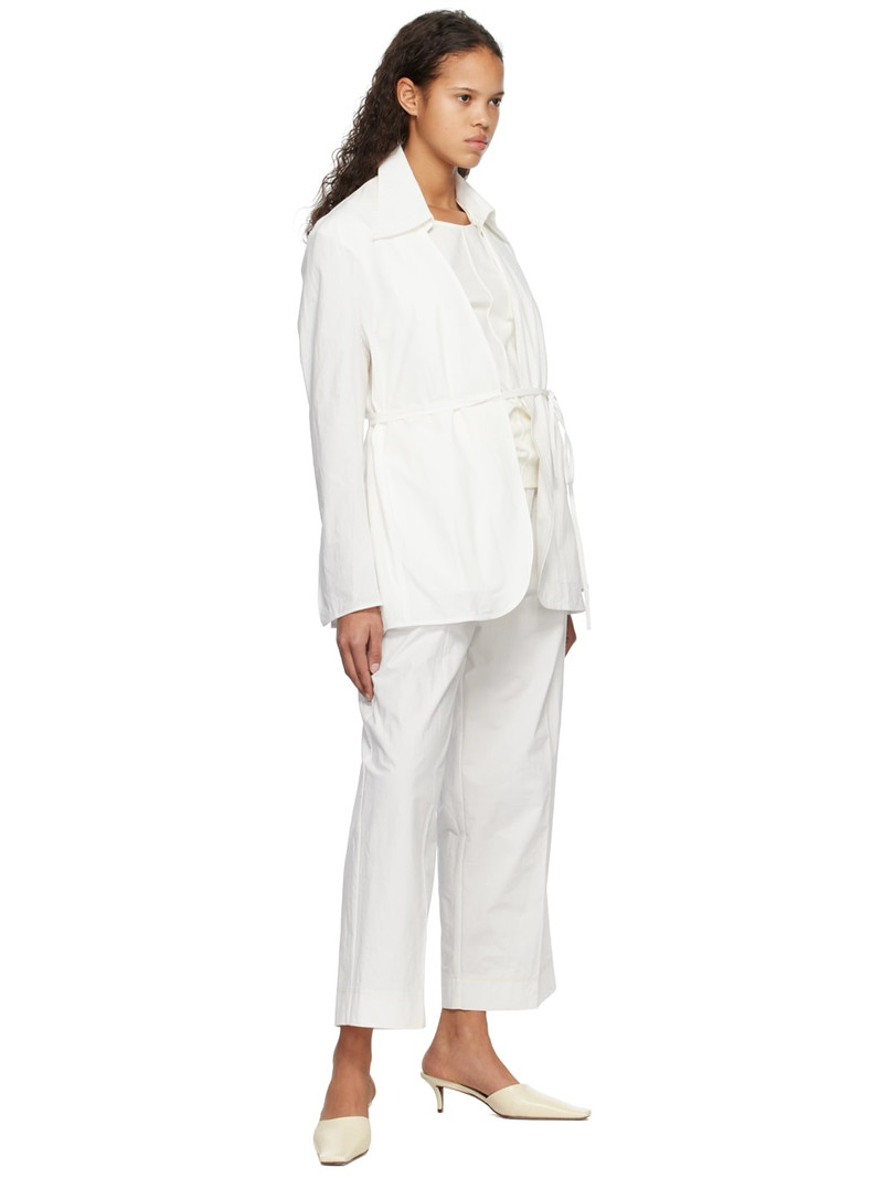 SUBTLE LE NGUYEN White Scoop Neck Tank Top outlook