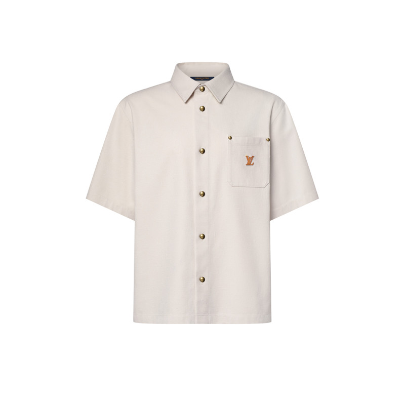 Short-Sleeved Silk-Cotton Shirt 1