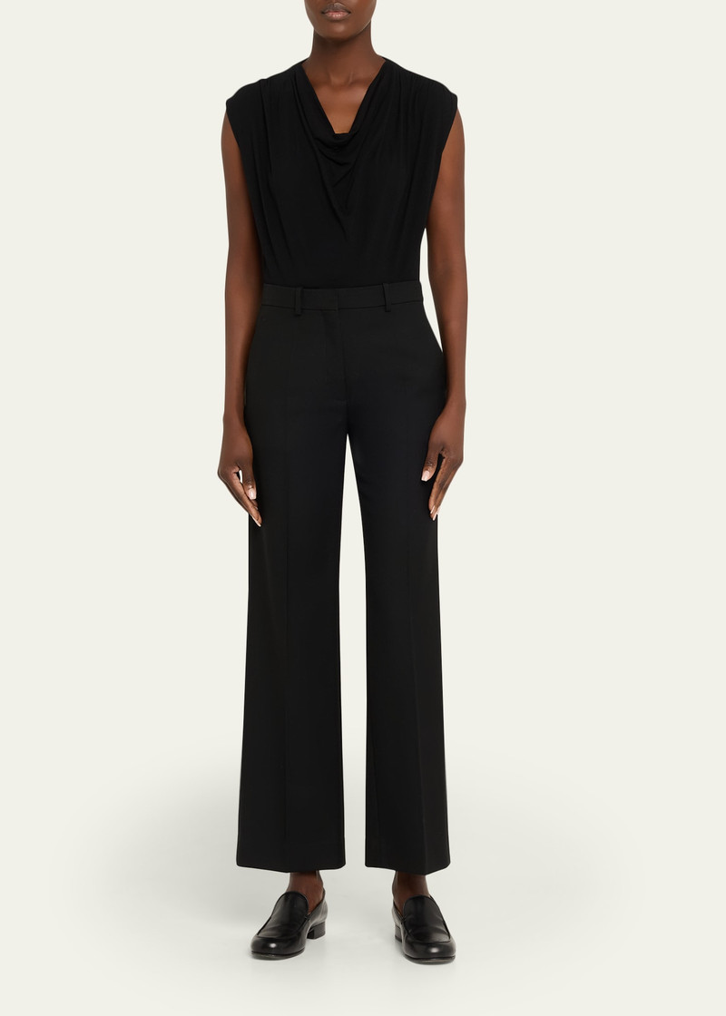Vince Draped Cowl-Neck Top outlook