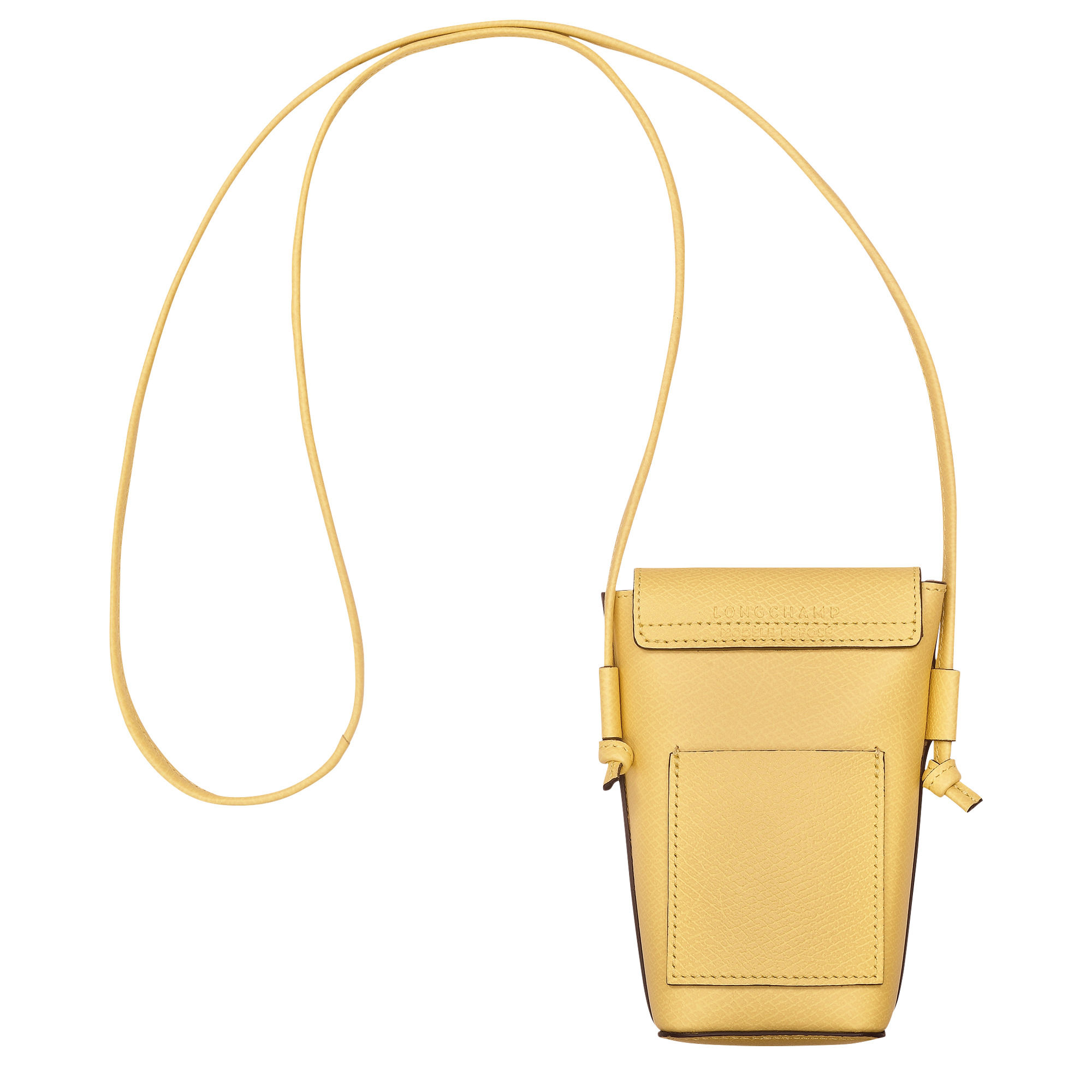 Épure Phone case with leather lace Yellow Chick - Leather - 4