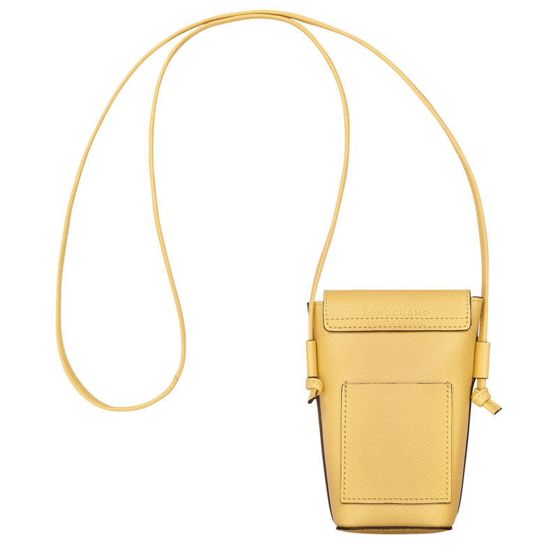 Épure Phone case with leather lace Yellow Chick - Leather 4