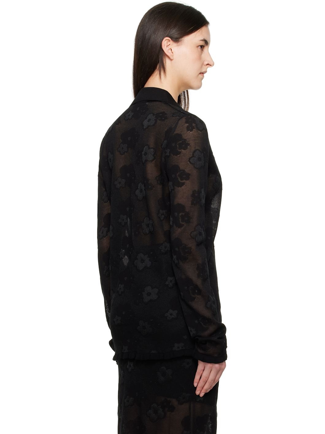 Black Petra Cardigan - 3