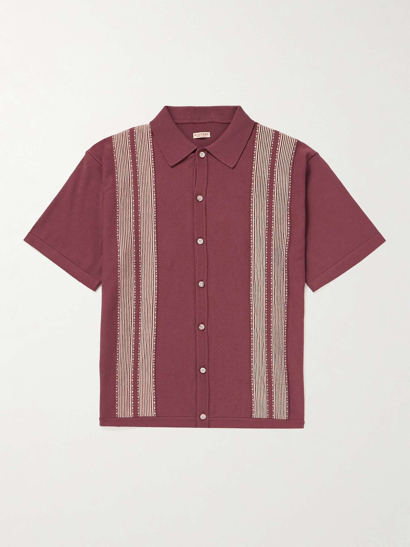 Tennessee Striped Cotton-Blend Jacquard Shirt 1