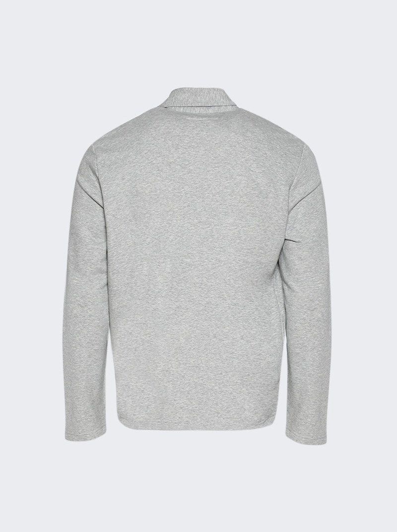 MM6 Maison Margiela Sleeve Scarf Sweatshirt Light Grey Melange outlook