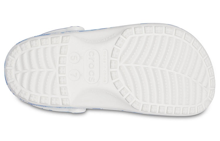 Crocs Classic Sandals Blue White Unisex 'Blue White' 206868-100 - 7