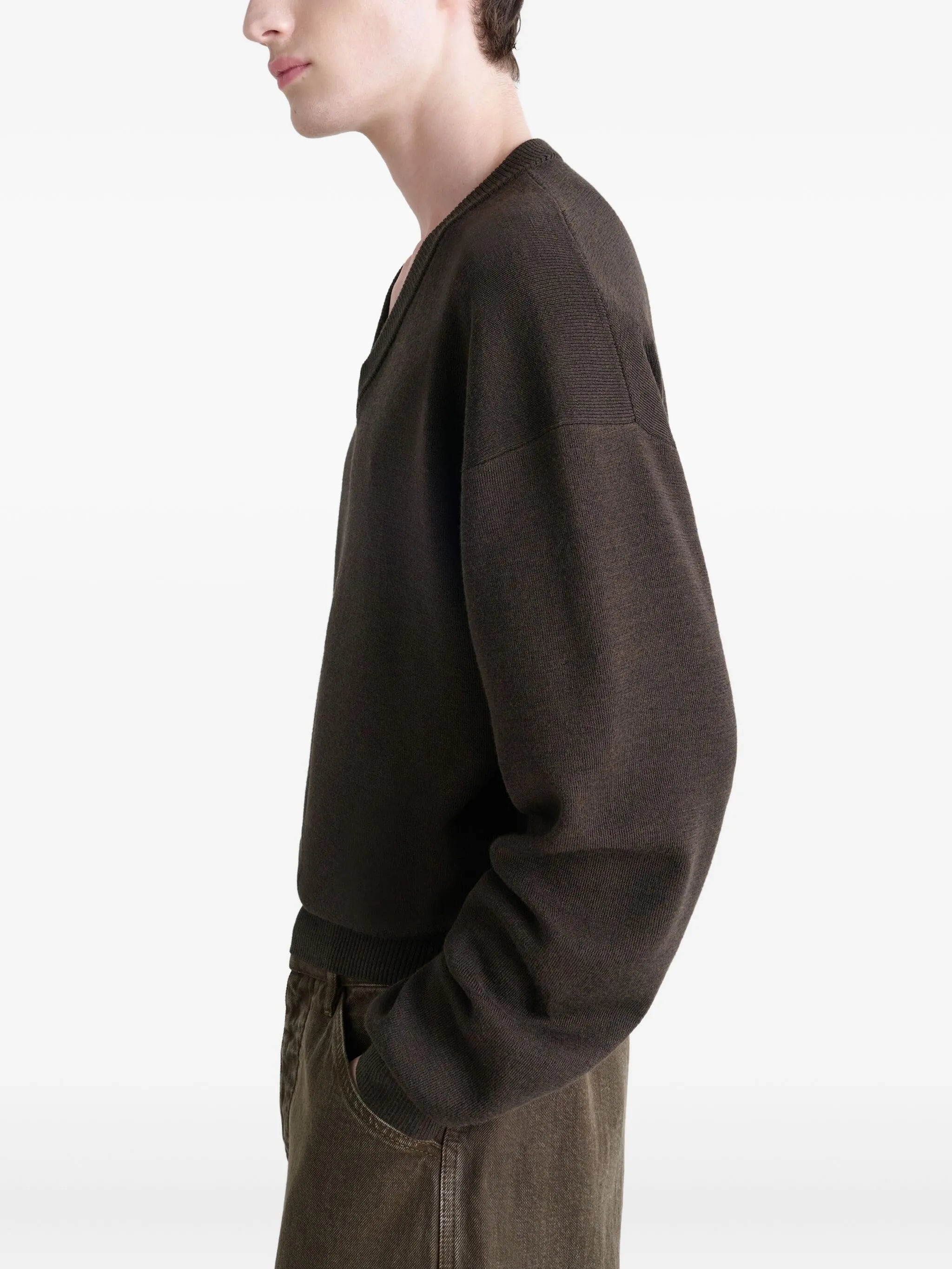 V-neck sweater - 4