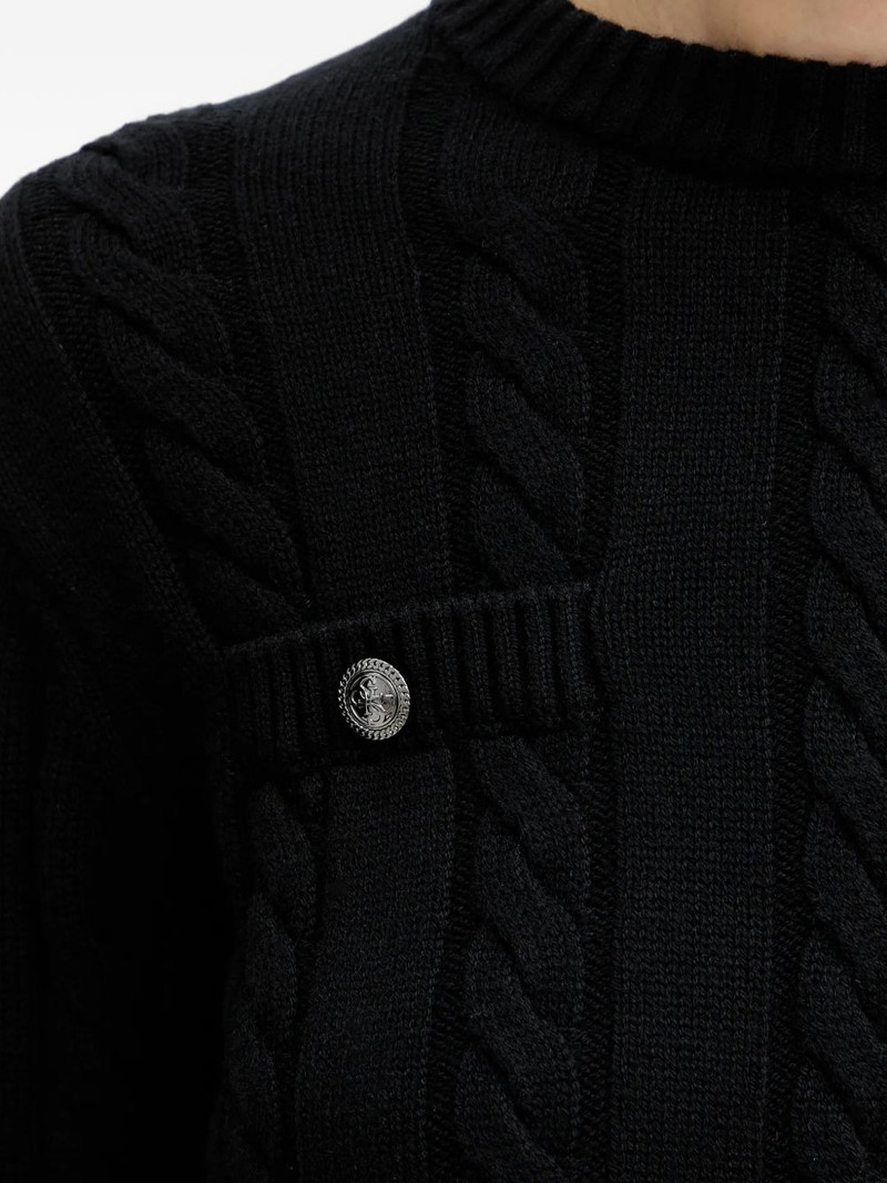 cable-knit mini dress 5