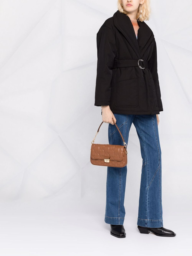 MICHAEL KORS small Bradshaw logo-embossed crossbody bag outlook