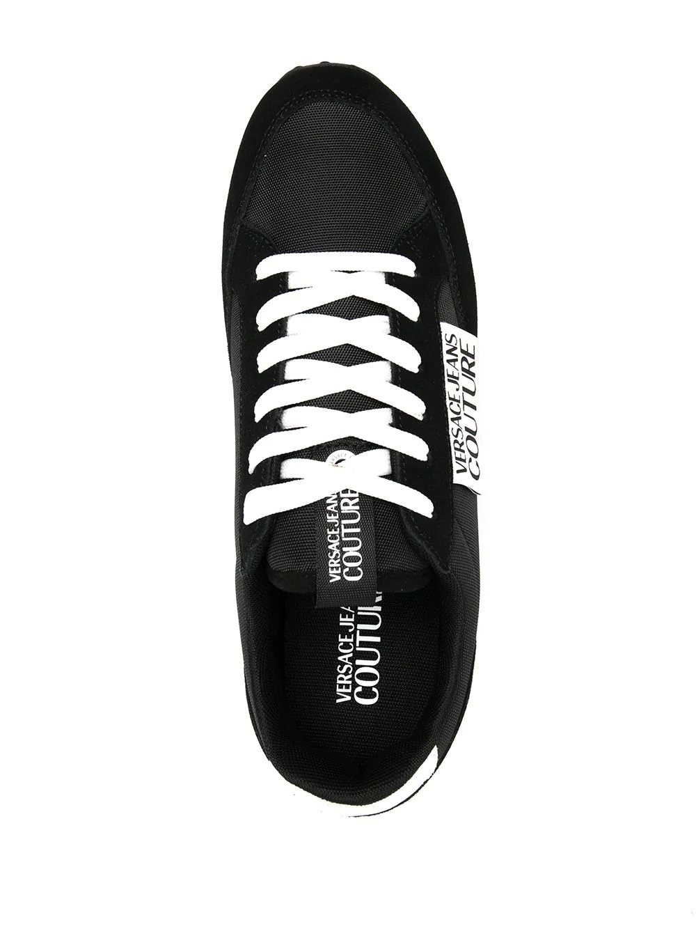 logo patch low-top sneakers - 4