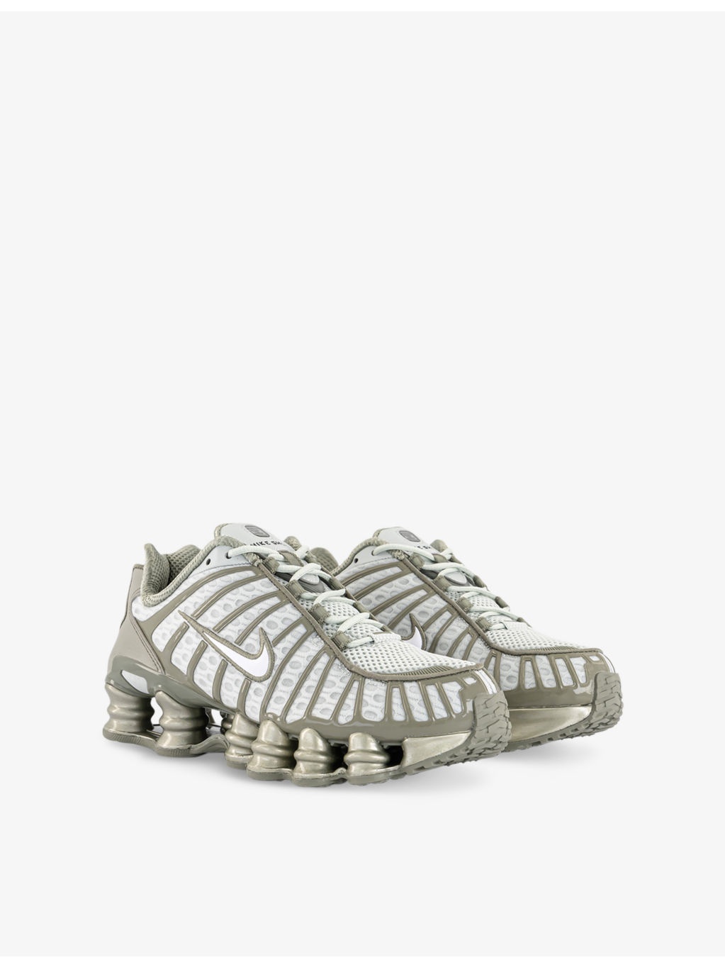 Shox TL Metallic-Hue Mixed-Material Trainers - 3