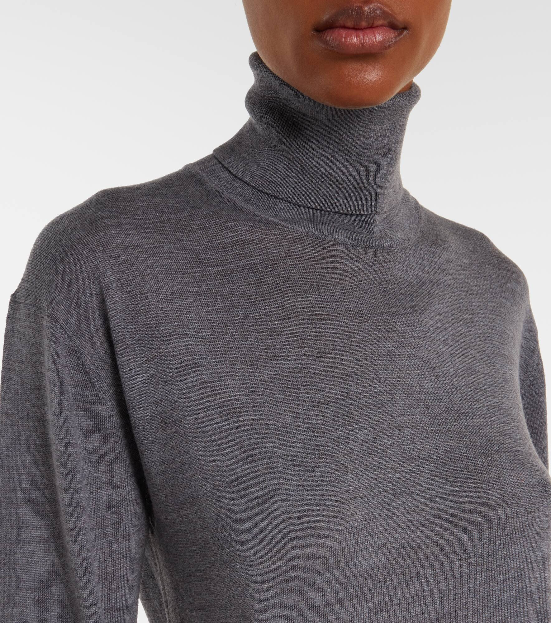 Wool and silk sweater dress - 4
