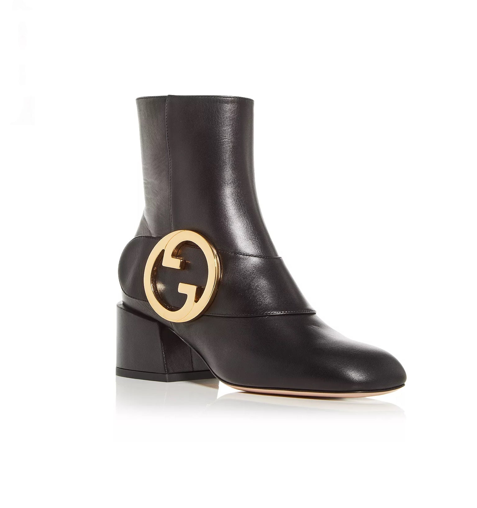 Gucci Blondie Leather Ankle Boots - 2