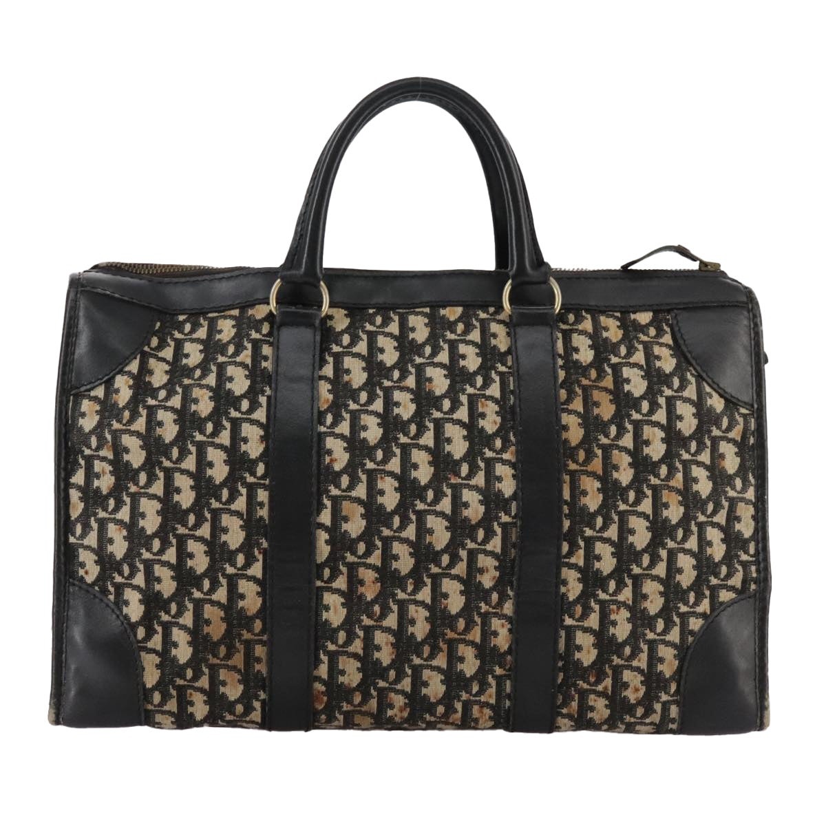 DIOR Trotter Canvas Hand Bag Navy - 2