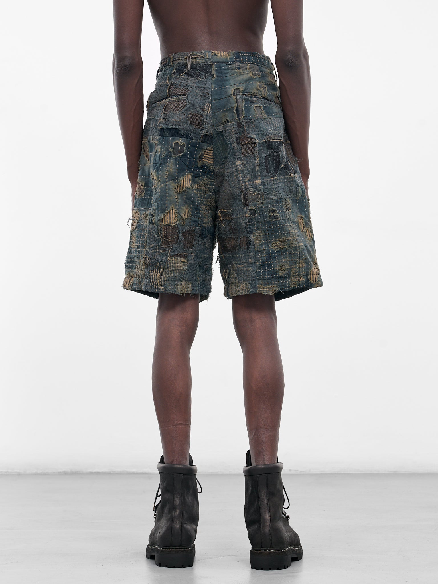 Boro Patchwork Shorts - 3