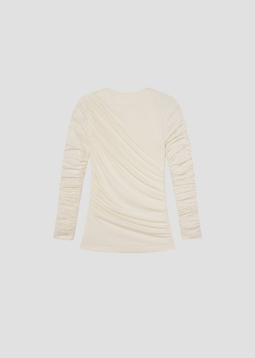 TANIA TWIST TEE IN OAT MILK - 8