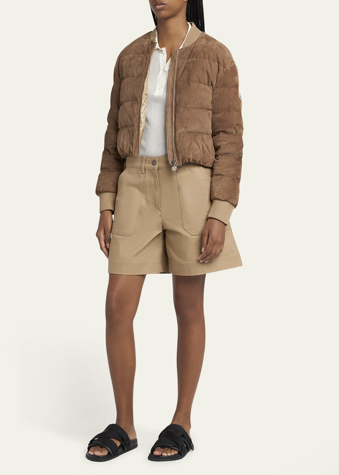 Pollet Suede Bomber Jacket - 2