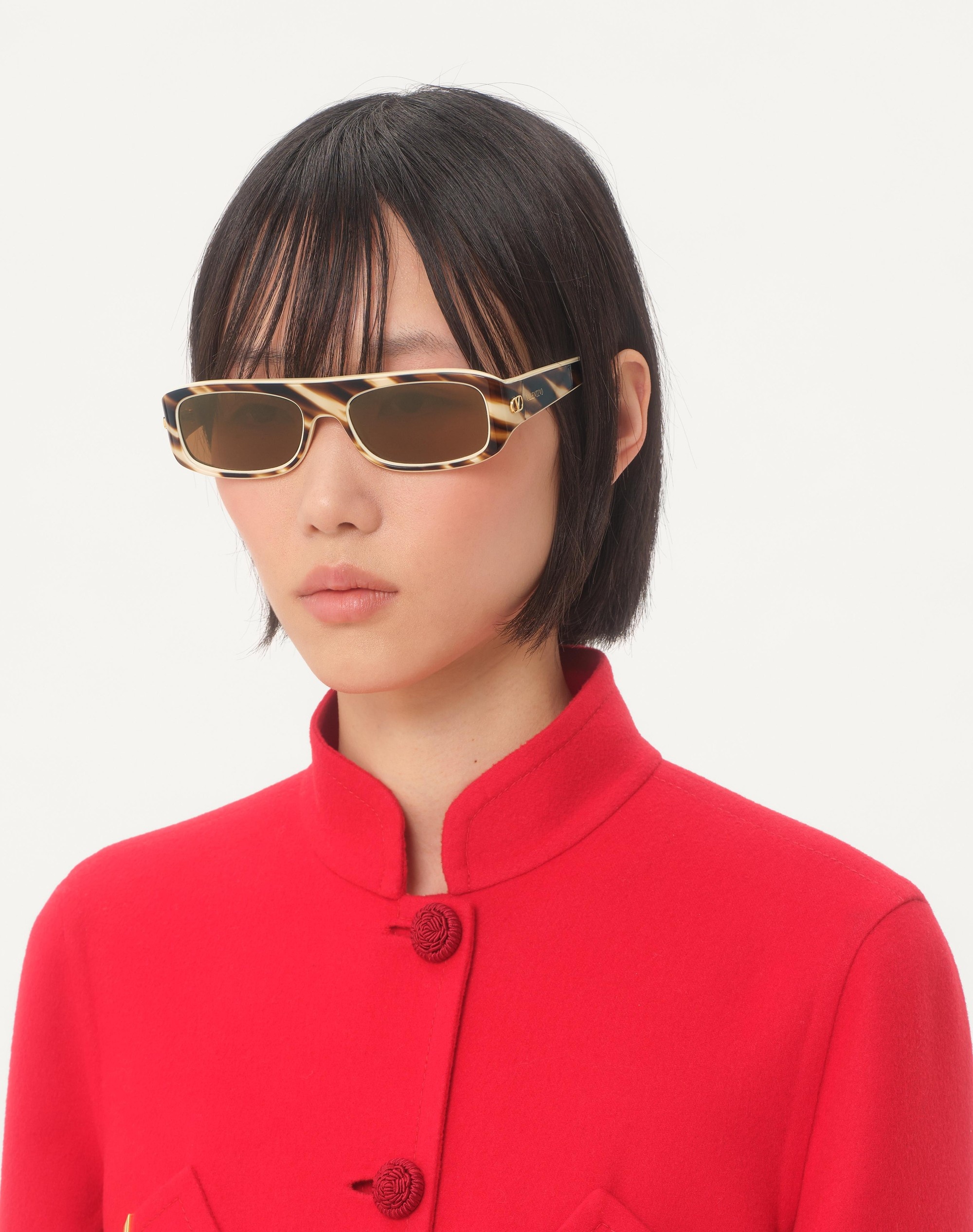 SLEEK RECTANGULAR 90'S ACETATE EYEWEAR - 2