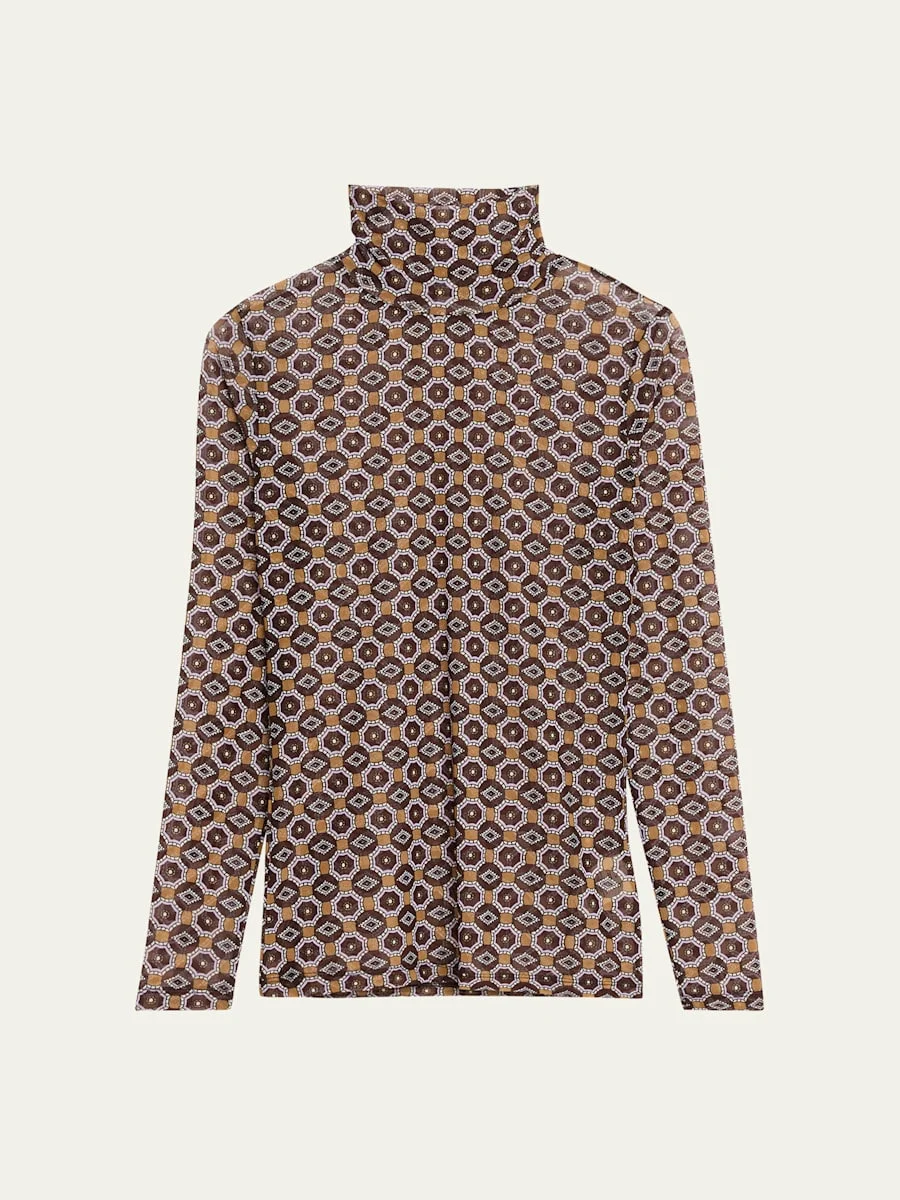 Hoyser Turtleneck Long-Sleeve Blouse - 1