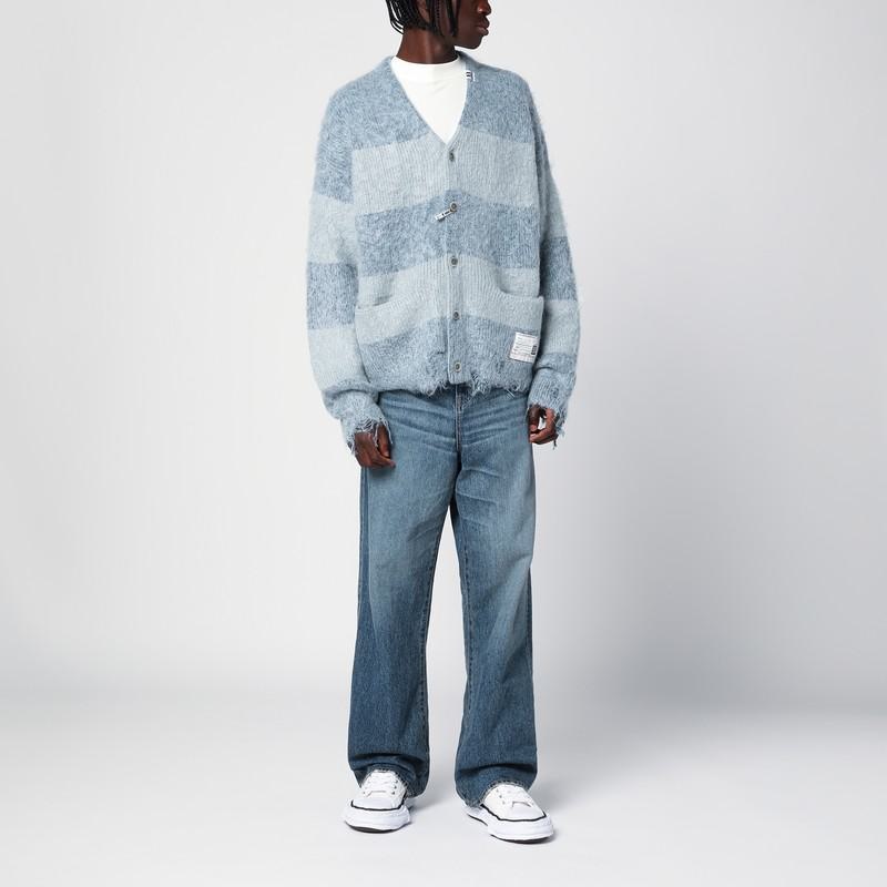 Maison Mihara Yasuhiro Striped Cardigan In Blend - 3