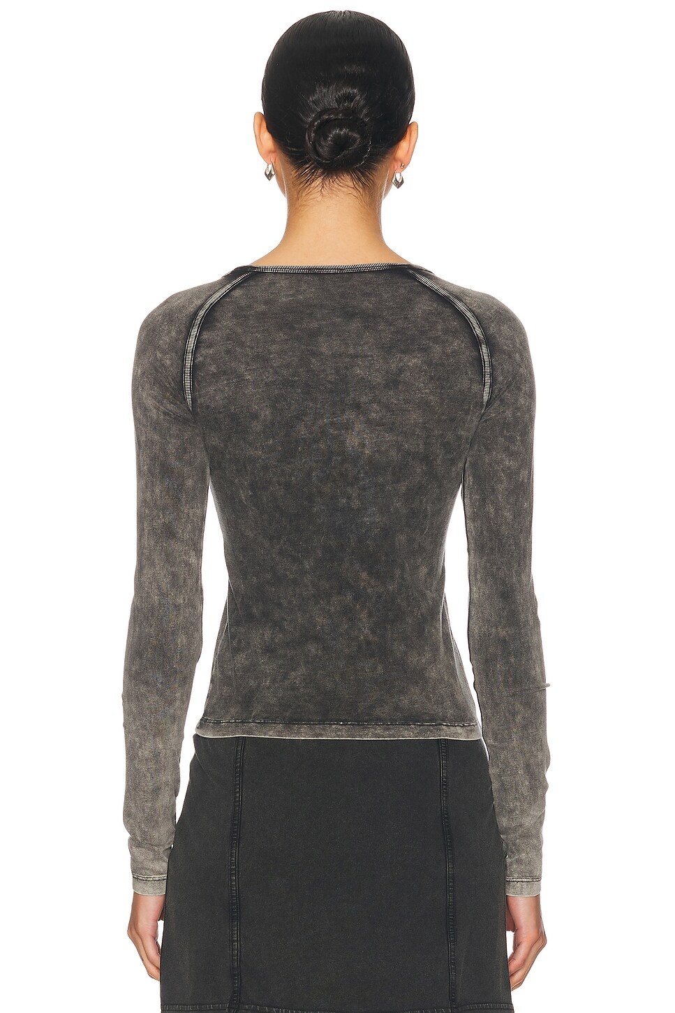 Cropped Long Sleeve Top - 3