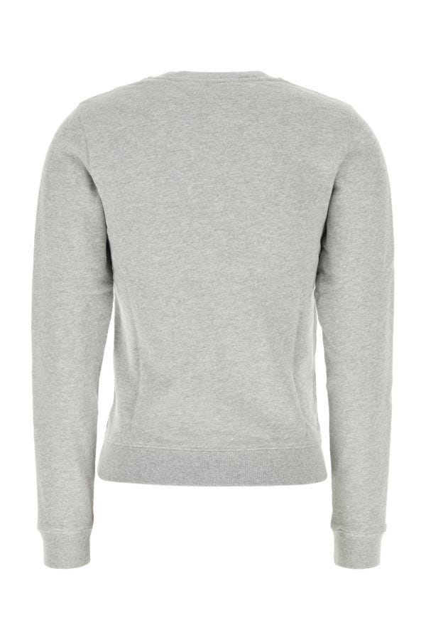 Melange grey cotton sweatshirt - 2