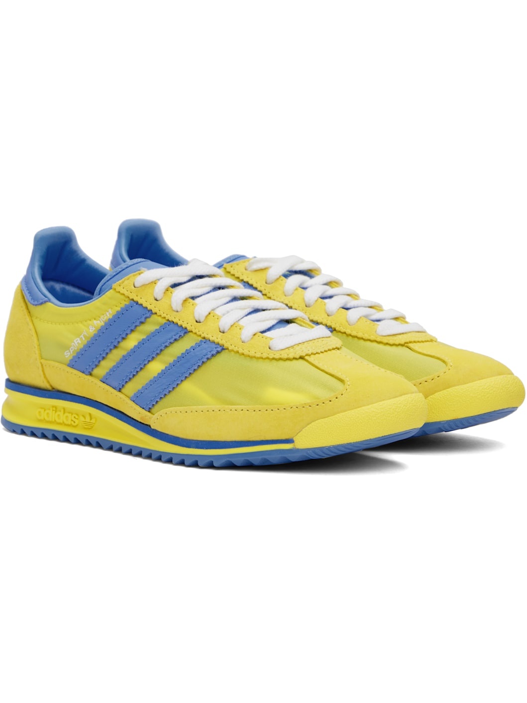 Yellow & Blue adidas Originals Edition SL72 Sneakers - 4