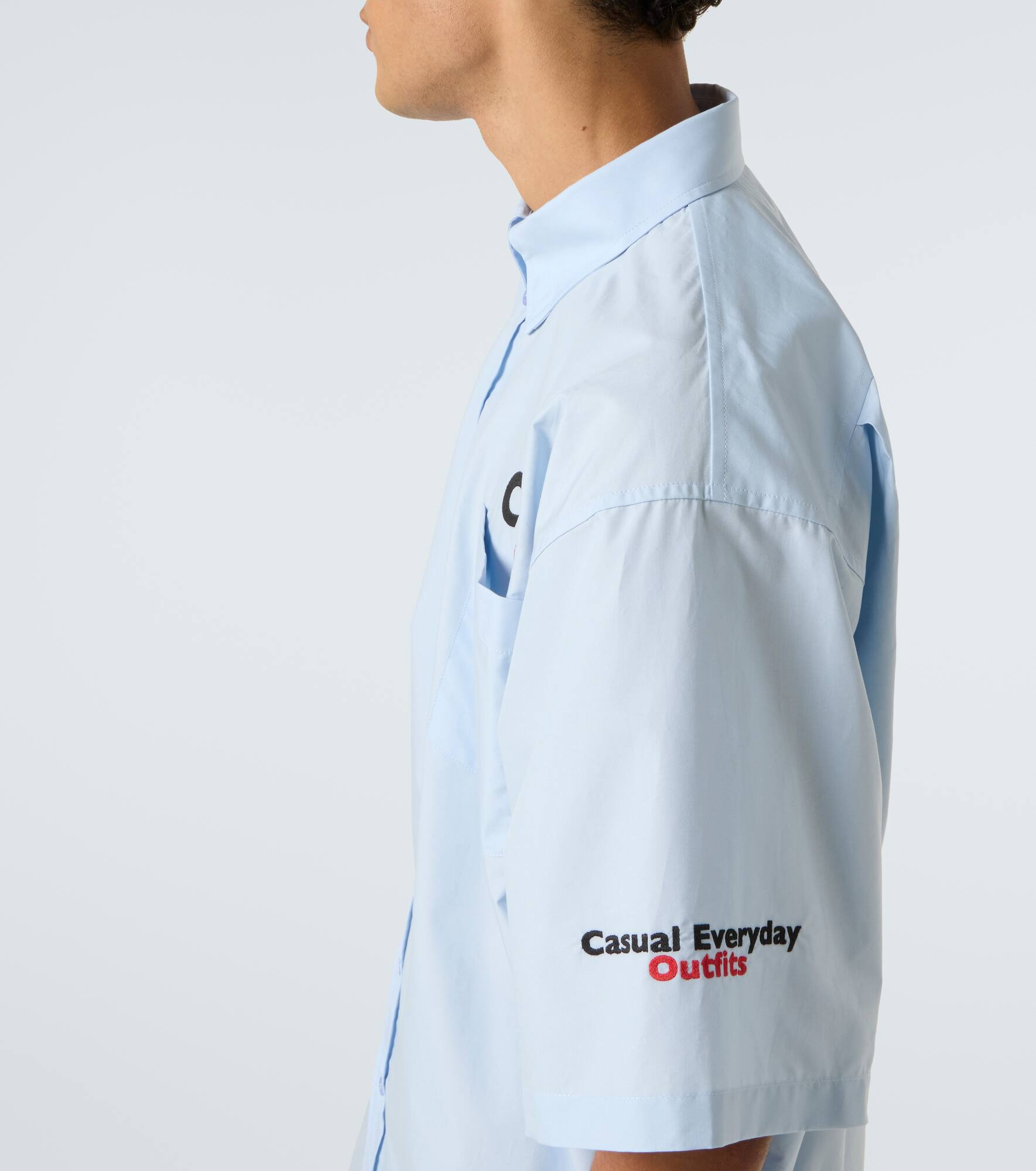 Oversized cotton poplin shirt - 6