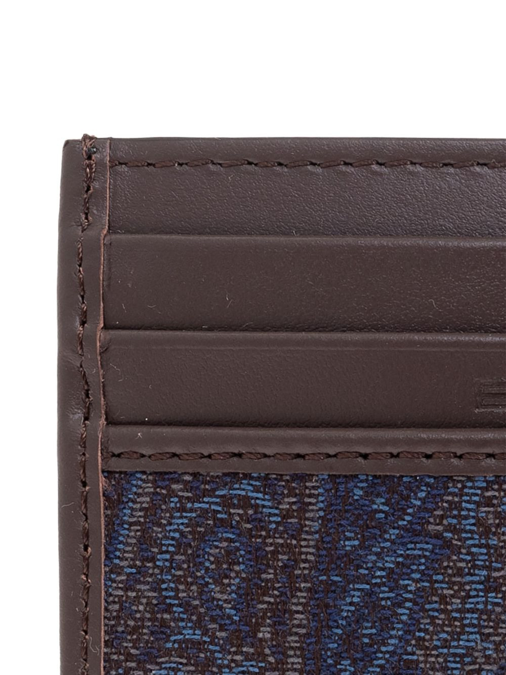 paisley-pattern leather cardholder - 3