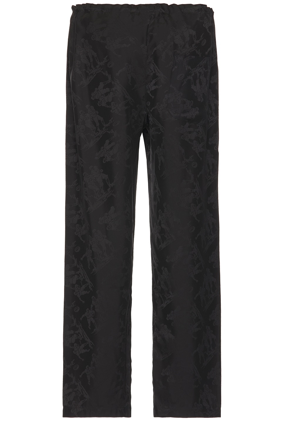 Football Jacquard Pajama Pants - 2