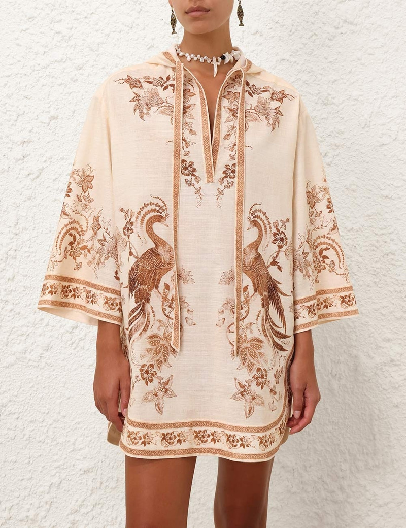 Zimmermann ASCENSION TUNIC MINI DRESS outlook