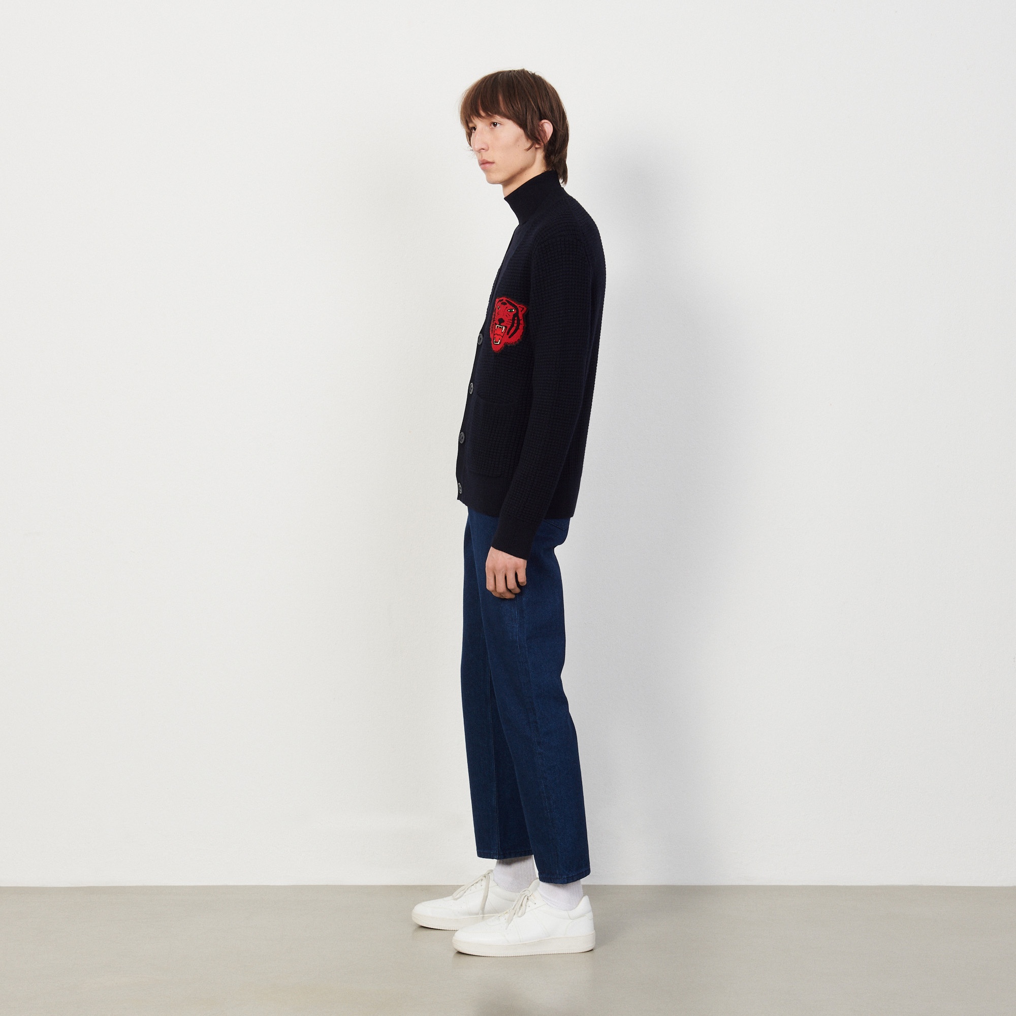 Cardigan with patch - 4