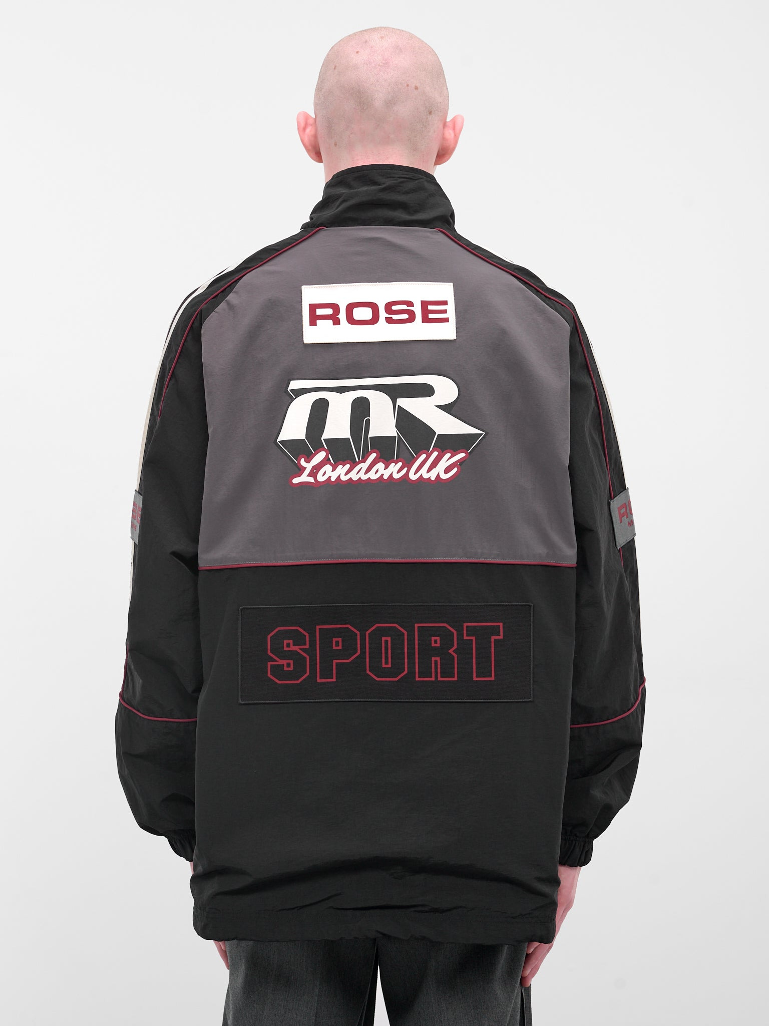 Black Hockey Nylon Pullover - 3