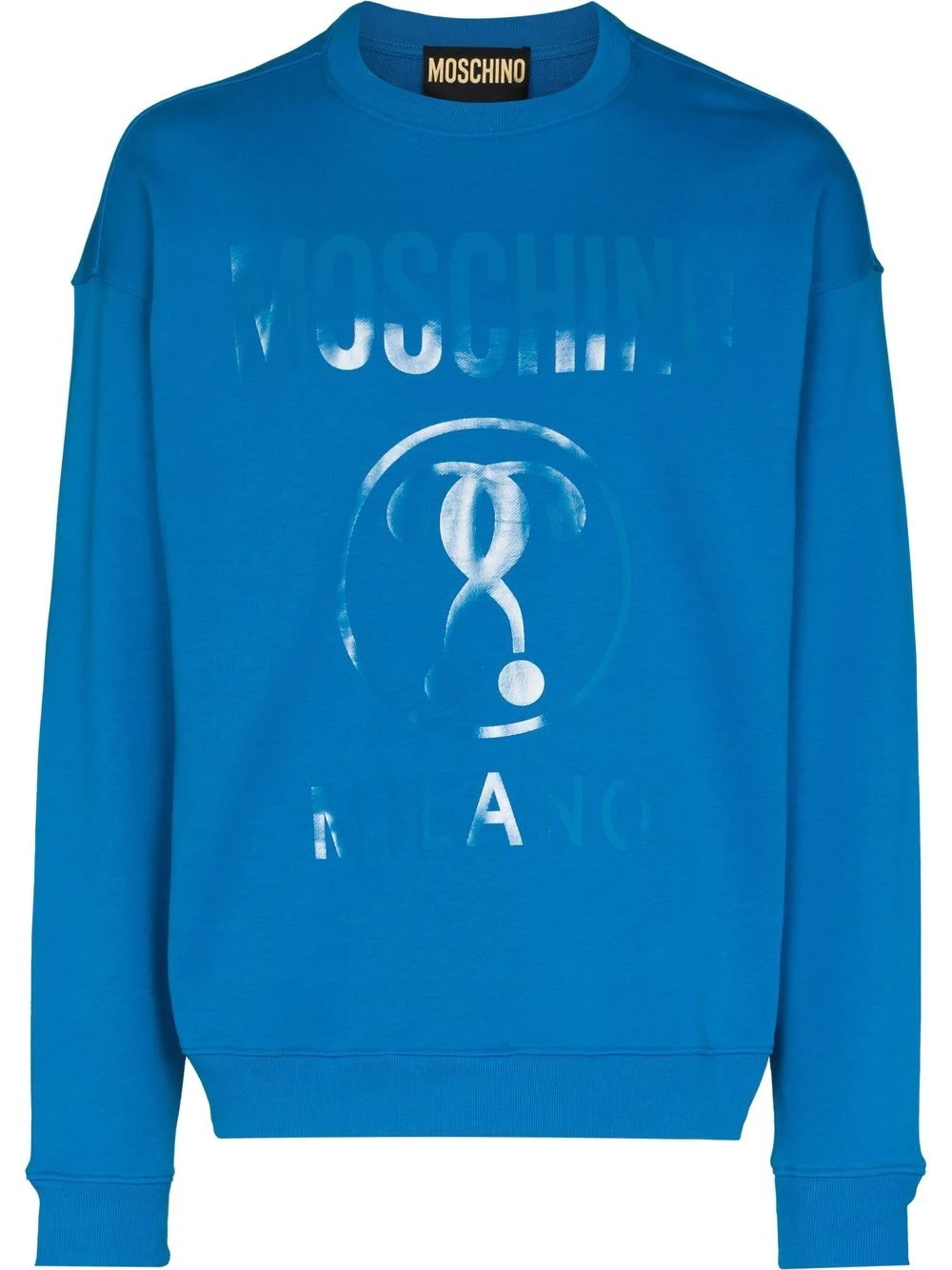 logo-print crew-neck sweatshirt - 1