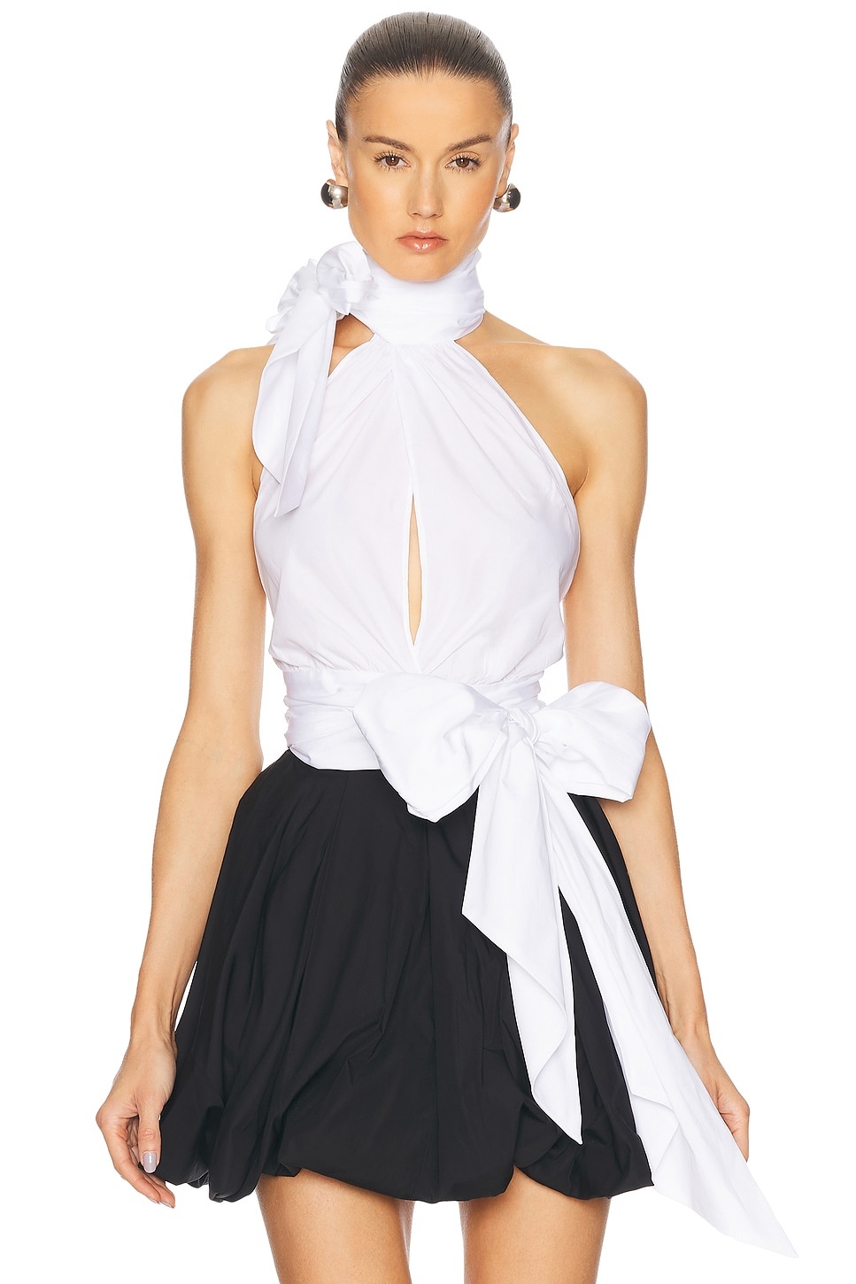 Poplin Sleevess Blouse - 2