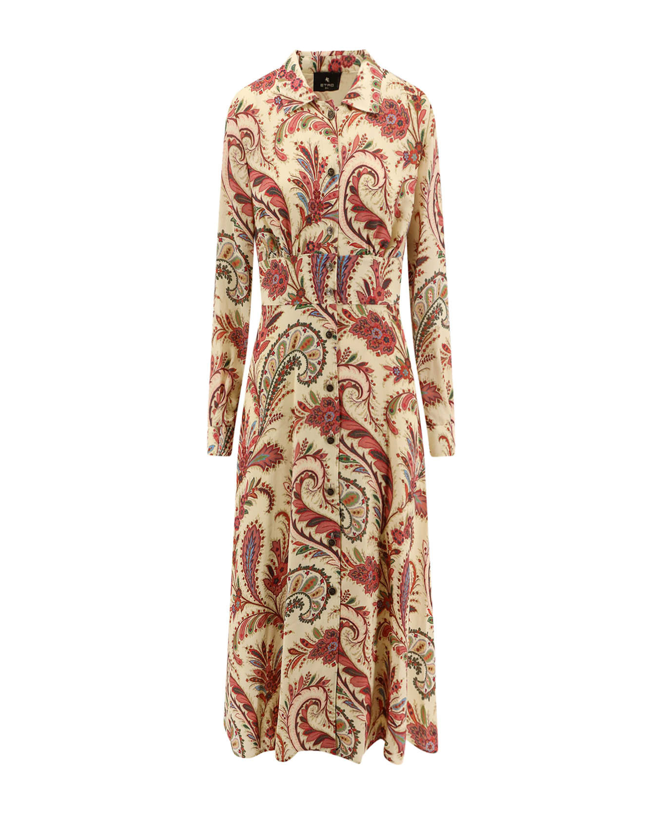 Multicolor Viscose Chemisier/dress - 1