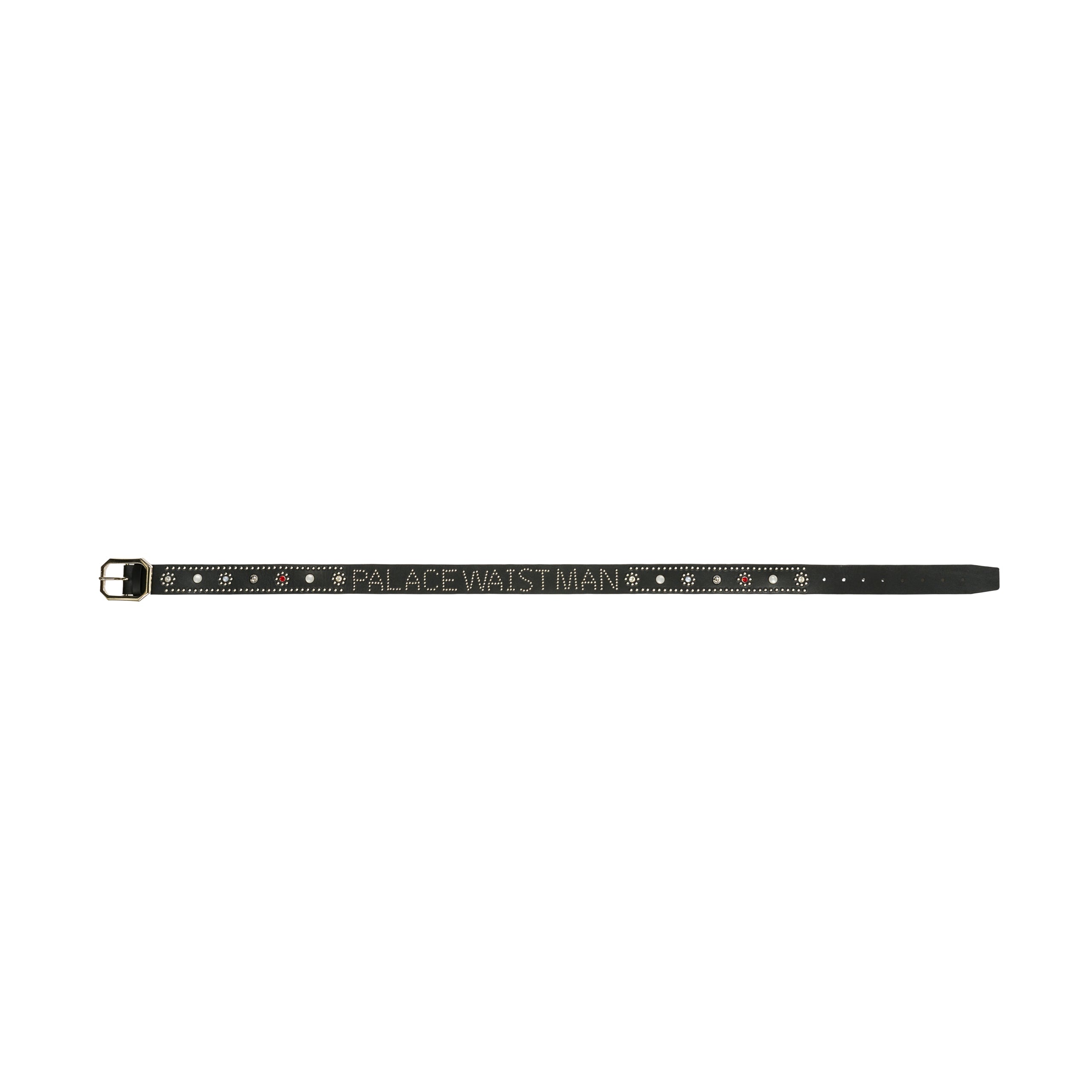 WAIST MAN STUDDED BELT BLACK / SILVER - 2