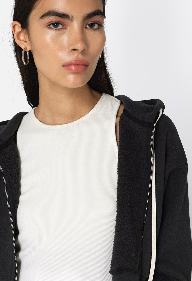 FLEECED BOCA ZIP HOODIE 1