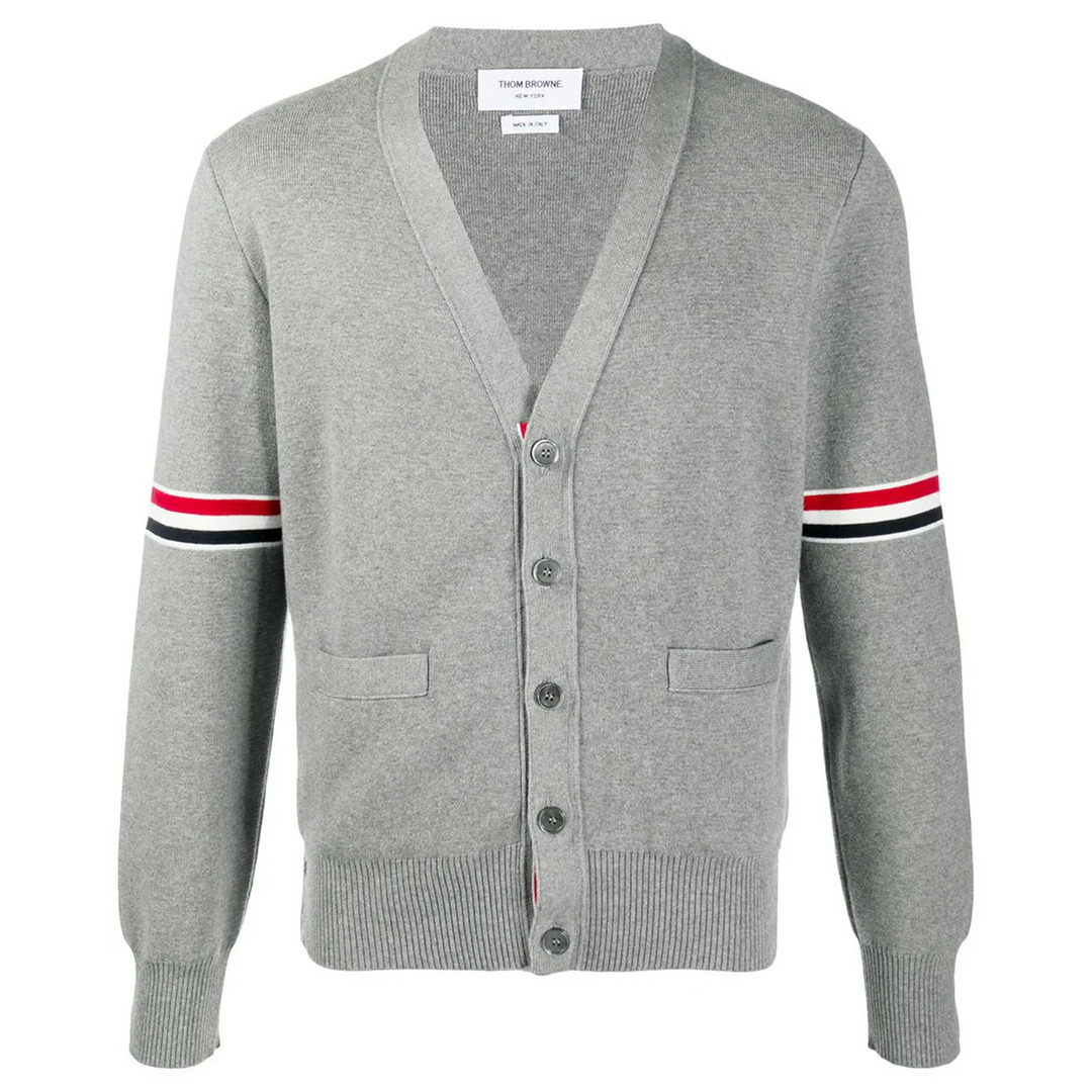 Cotton Milano V-Neck Cardigan - 1