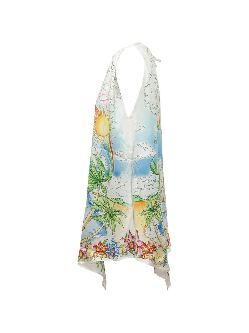 graphic-print halterneck dress 3