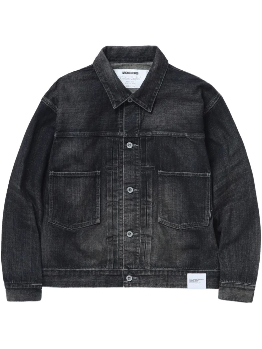 NEIGHBORHOOD Fade Denim Type-3 Jacket Black | havenshop