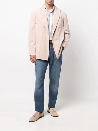 Brunello Cucinelli stripe-print shirt outlook