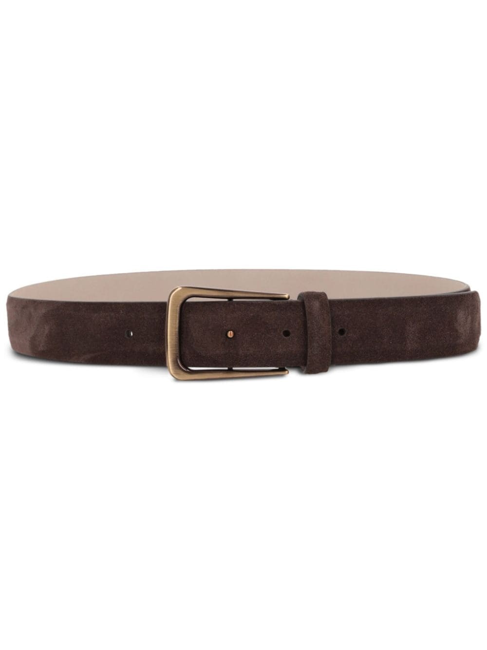 velvet buckled belt - 1