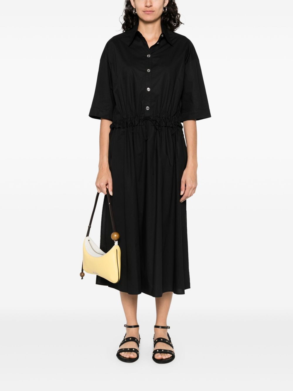 cotton midi dress - 2