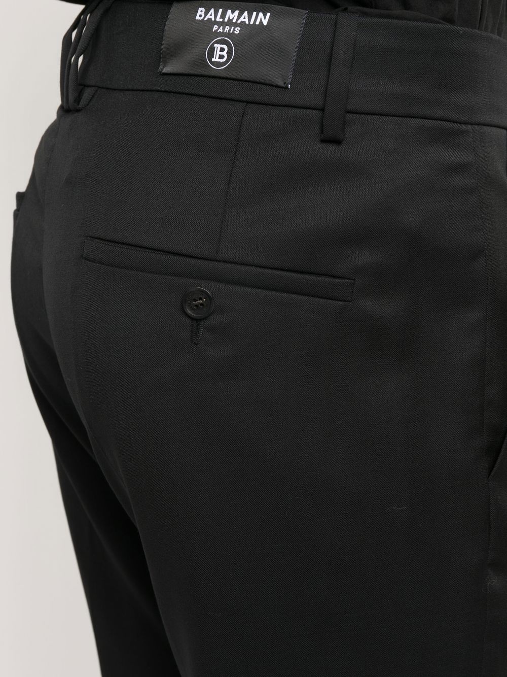 mid-rise straight-leg trousers - 5