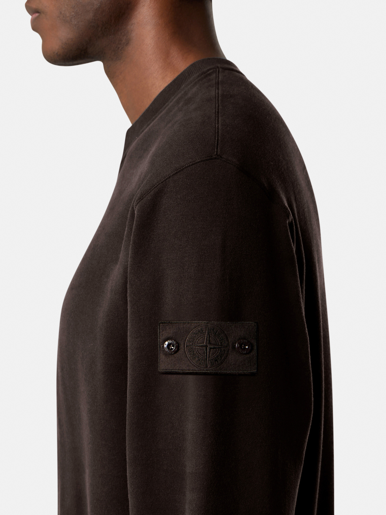 6100069 STRETCH COTTON FLEECE_STONE ISLAND GHOST - 3