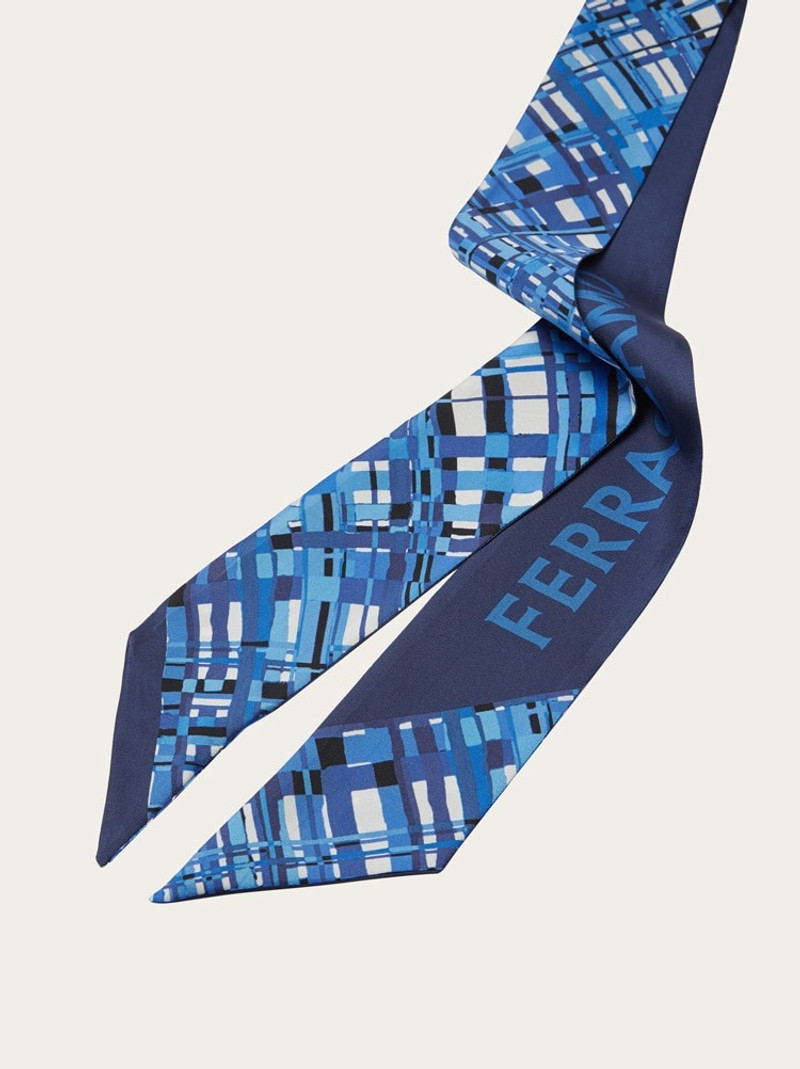 FERRAGAMO CHECK PRINT TWILLY BAND outlook