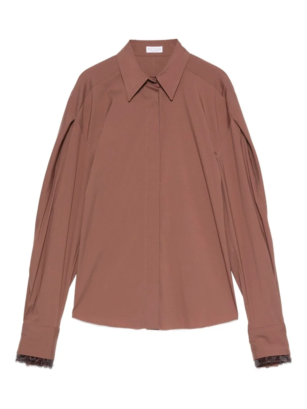 long-sleeve layered shirt - 1
