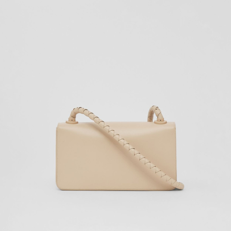 Embossed Slogan Leather Crossbody Bag 9